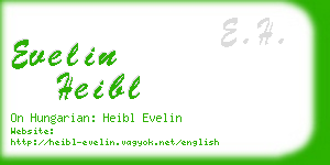 evelin heibl business card